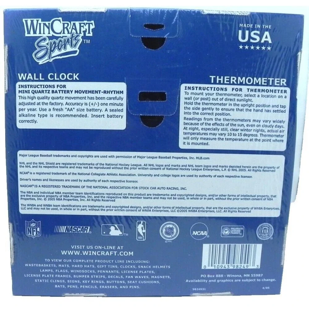Sacramento Kings WinCraft‎ NBA Wall Clock NEW